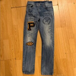 Polo by Ralph Lauren Kids Blue Jeans with Patches